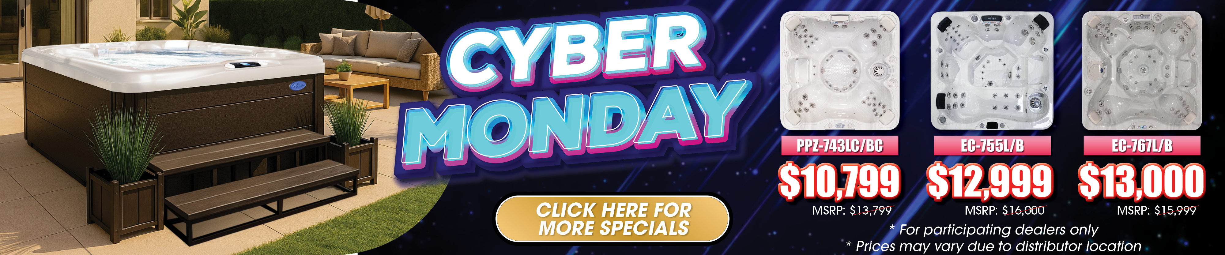 Calspas hot tub being used in a family setting - St Joseph