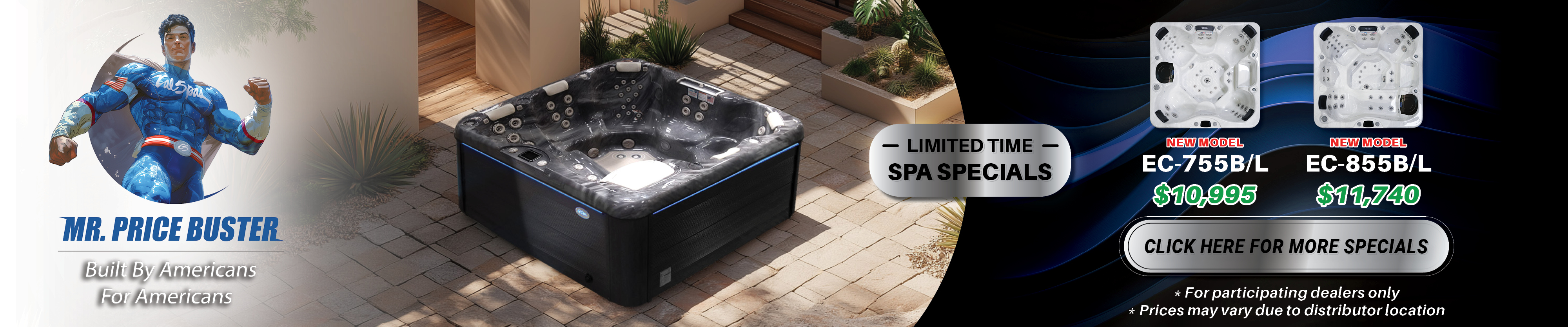 Calspas hot tub being used in a family setting - St Joseph